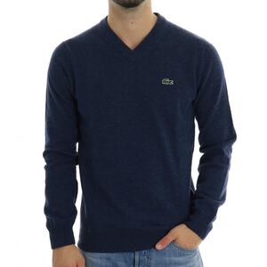 MAGLIA SCOLLO V UOMO BLU
